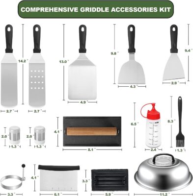 18PCS Griddle Accessories Kit
