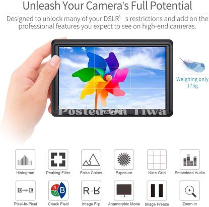 FEELWORLD S55 6-Inch Field Monitor – Full HD, 4K HDMI, LUT Support