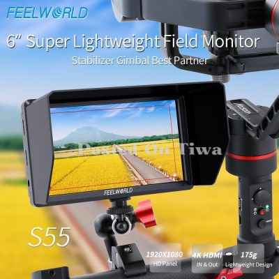 FEELWORLD S55 6-Inch Field Monitor – Full HD, 4K HDMI, LUT Support