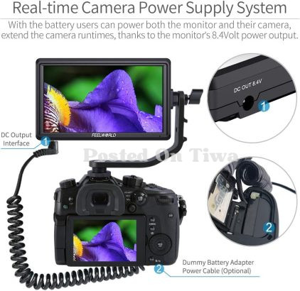 FEELWORLD S55 6-Inch Field Monitor – Full HD, 4K HDMI, LUT Support