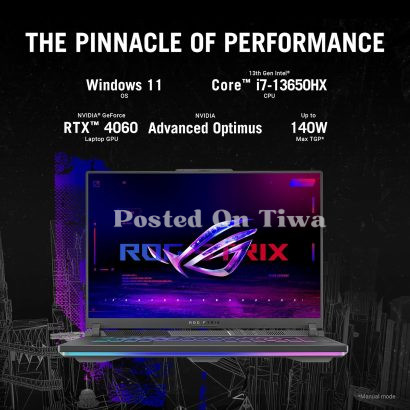 ASUS ROG Strix G16 (2024) Gaming Laptop – Powerhouse Performance with RTX 4060