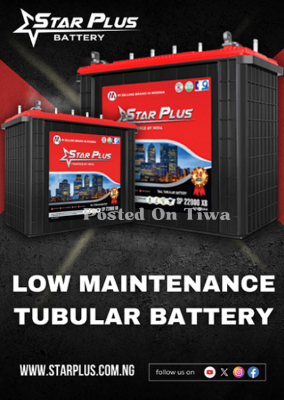 Low Maintenance Tubular Battery – Star Plus Battery